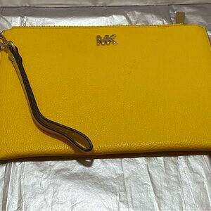 Michael Kors Vibrant Yellow Clutch
